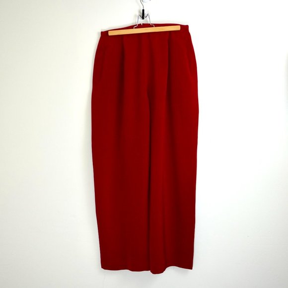 Ann Taylor Pants - Vintage Ann Taylor High Rise 100% Silk Trousers